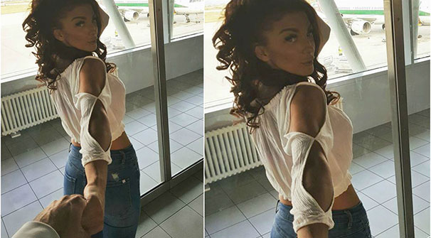 Емануела на романтична ваканция в Рим