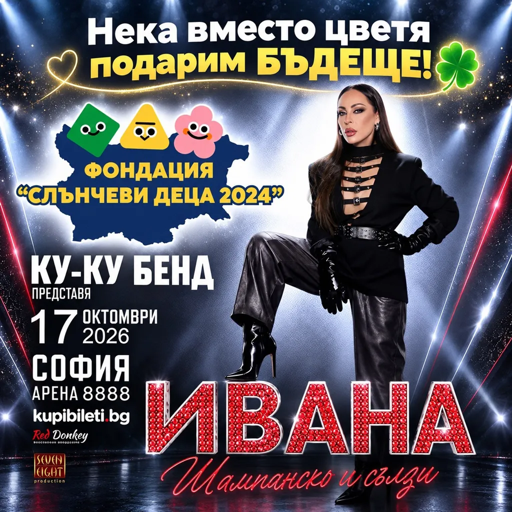 Ивана с емоционален призив: Вместо букети на концерта й в Арена 8888 – дарения за каузата на Криско